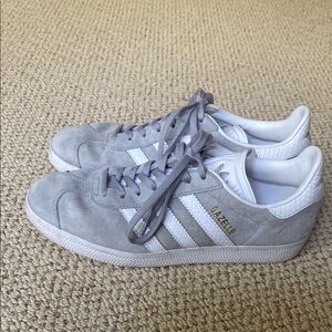 Gray Adidas Gazelle Sneakers